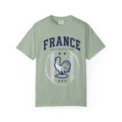 France Unisex Garment-Dyed T-shirt