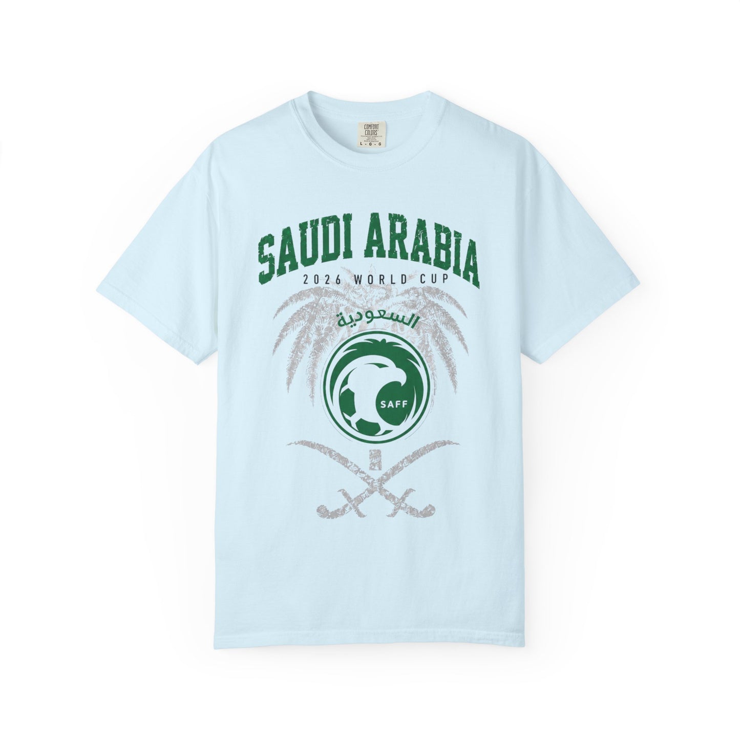 SAUDI ARABIA Unisex Garment-Dyed T-shirt