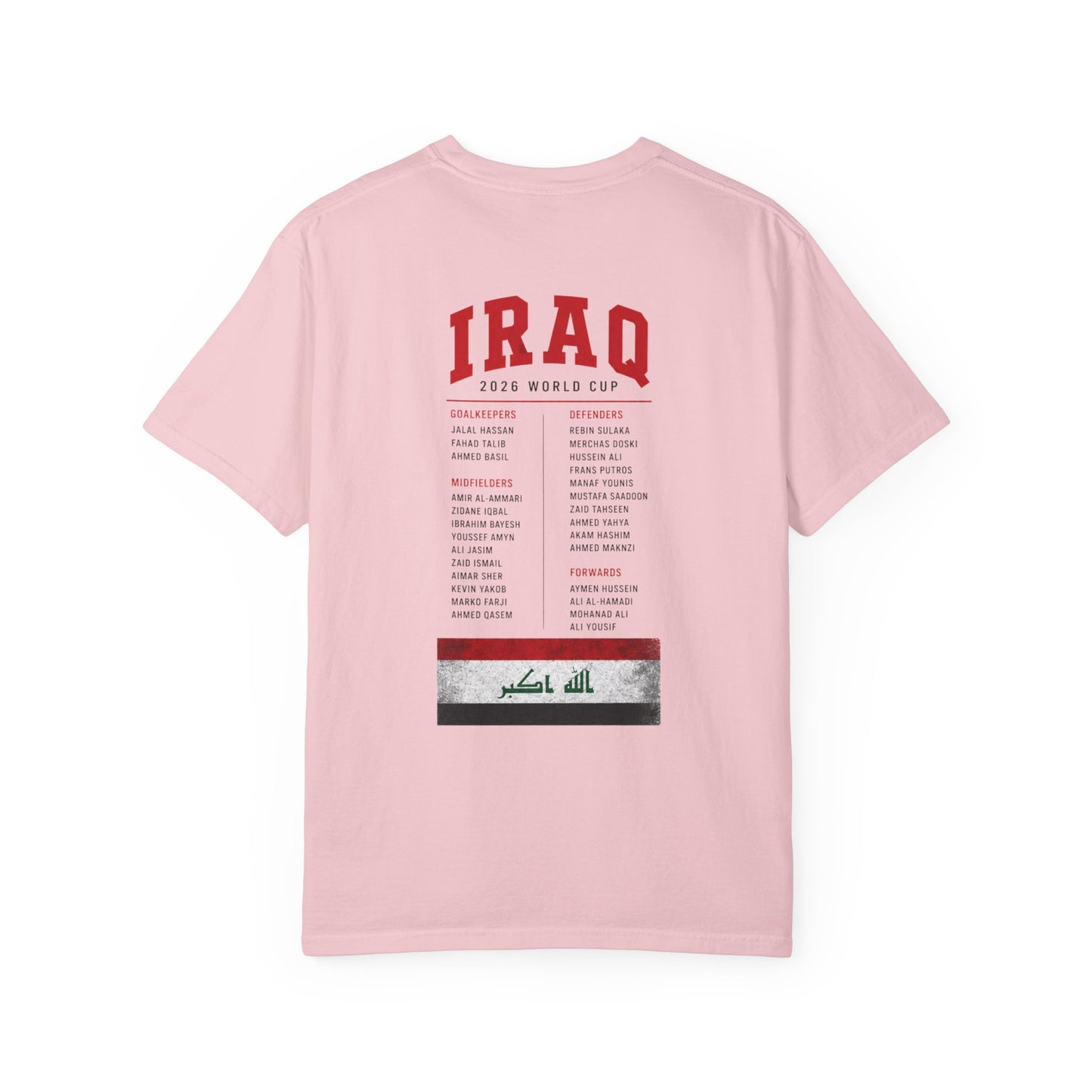 IRAQ Unisex Garment-Dyed T-shirt