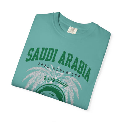 SAUDI ARABIA Unisex Garment-Dyed T-shirt