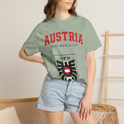AUSTRIA Unisex Garment-Dyed T-shirt