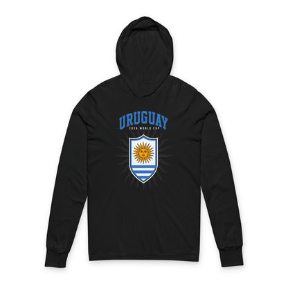 Uruguay Hoodie Tee — Lightweight Hooded Long-Sleeve Shirt