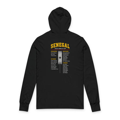 SENEGAL Hoodie Tee — Lightweight Hooded Long-Sleeve Shirt