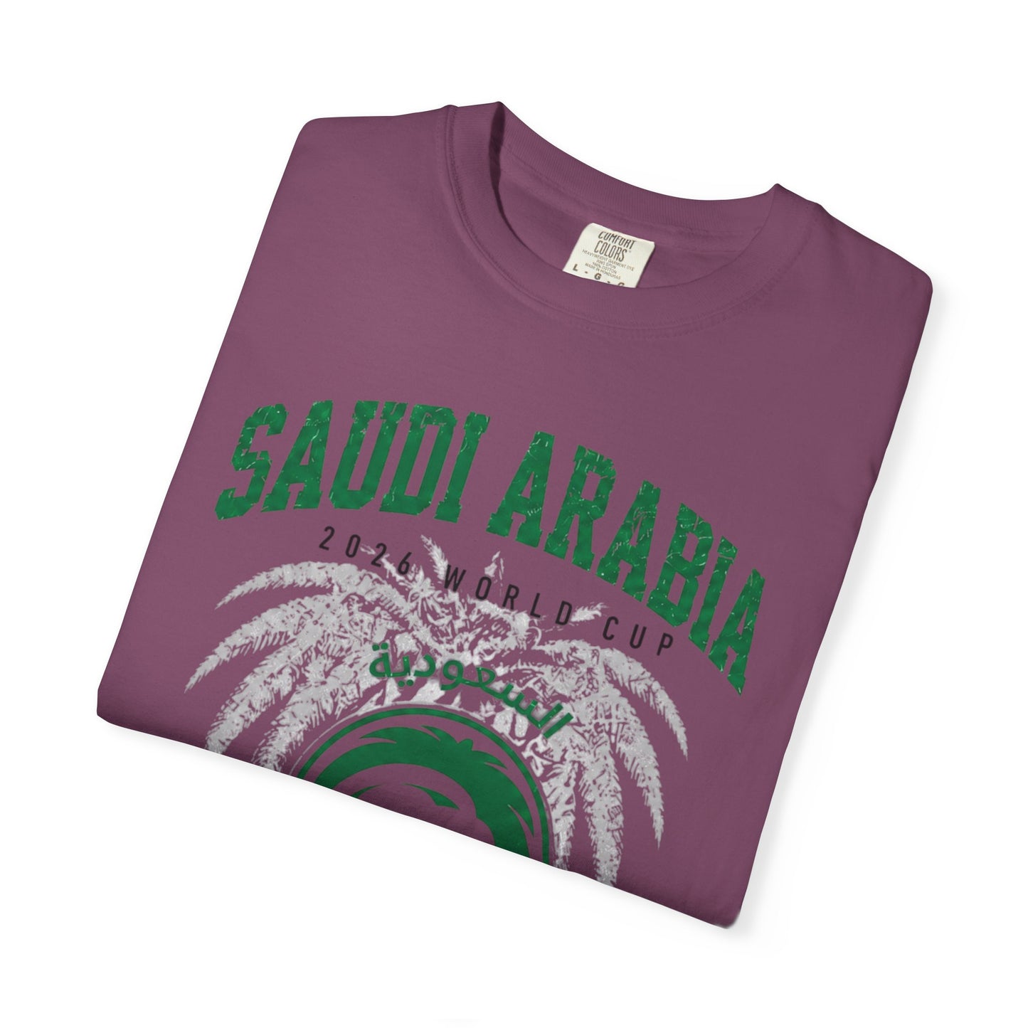SAUDI ARABIA Unisex Garment-Dyed T-shirt