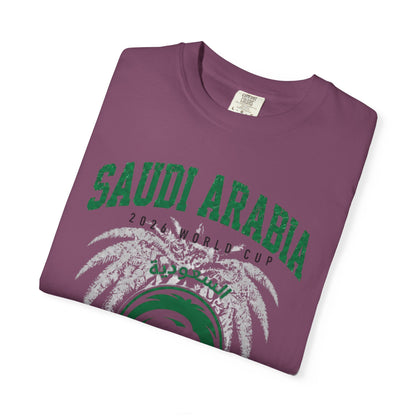 SAUDI ARABIA Unisex Garment-Dyed T-shirt