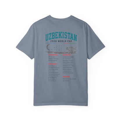 UZBEKISTAN Unisex Garment-Dyed T-shirt