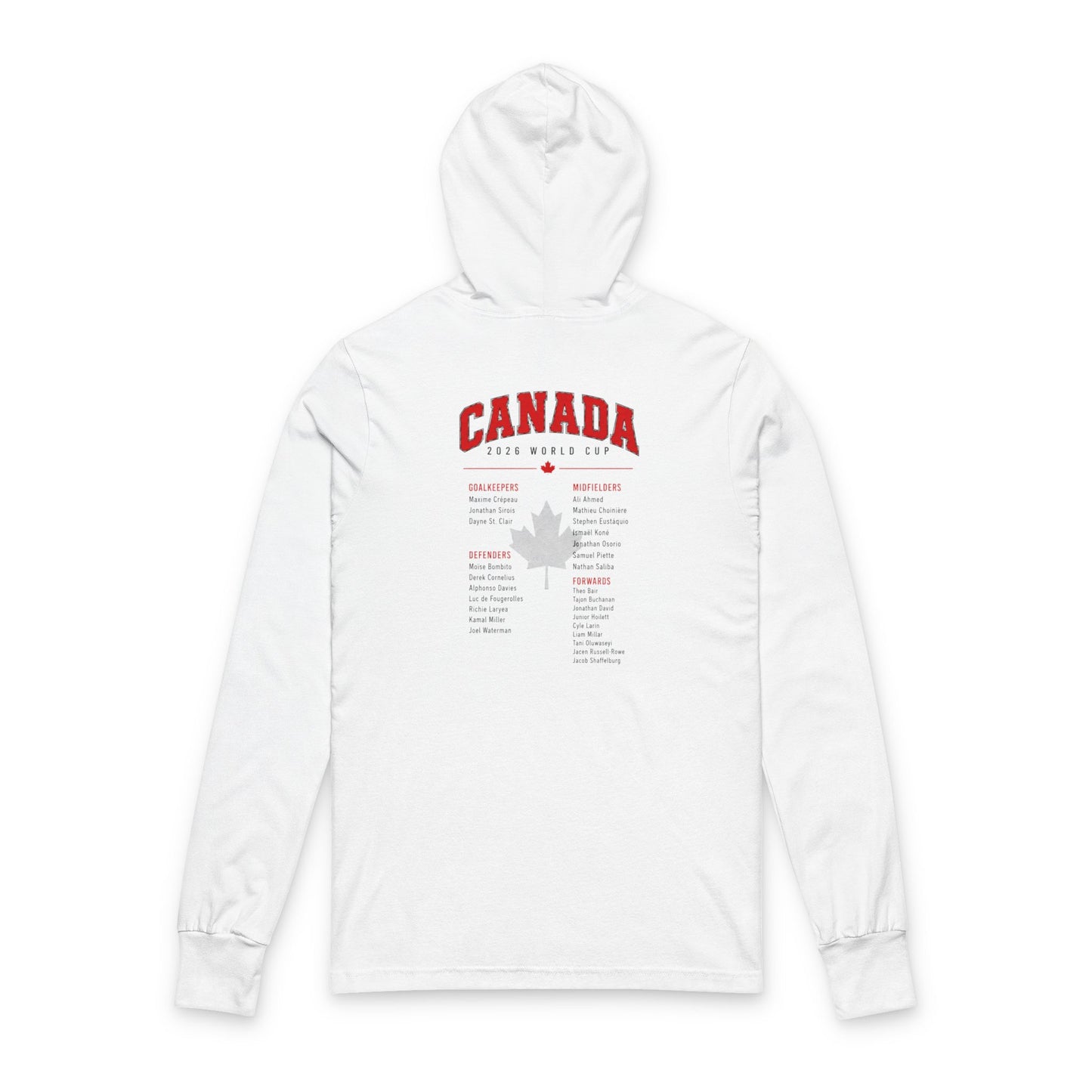 CANADA Hoodie Tee — Lightweight Hooded Long-Sleeve Shirt