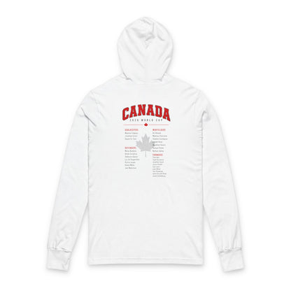 CANADA Hoodie Tee — Lightweight Hooded Long-Sleeve Shirt