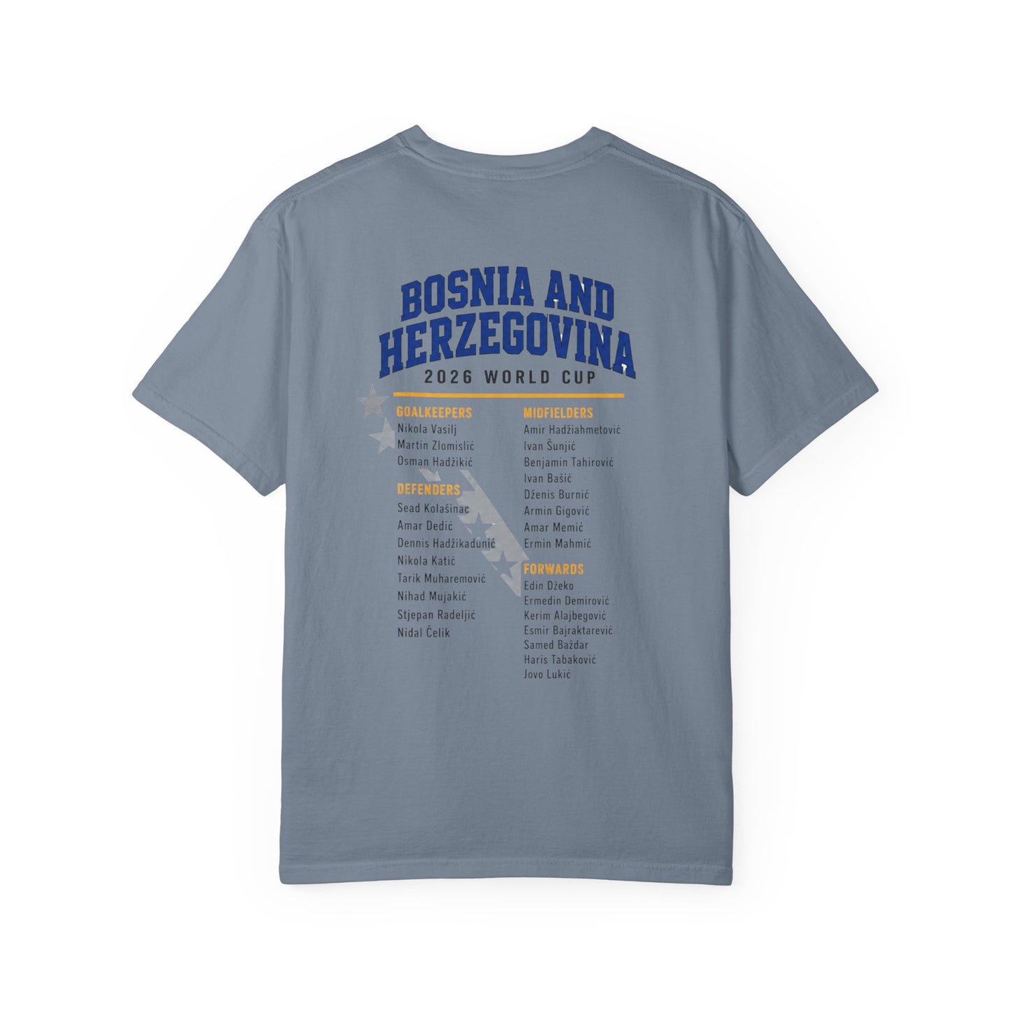 BOSNIA AND HERZEGOVINA Unisex Garment-Dyed T-shirt