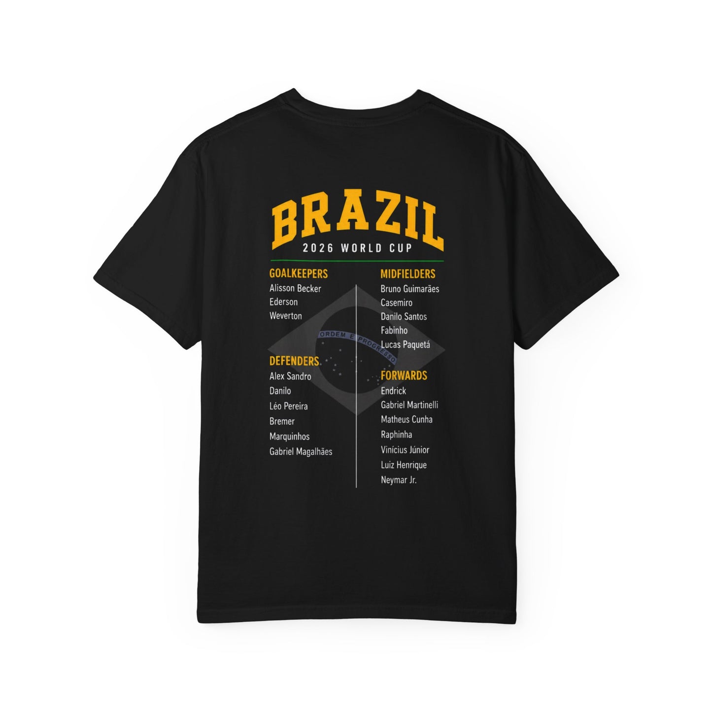 BRAZIL Unisex Garment-Dyed T-shirt